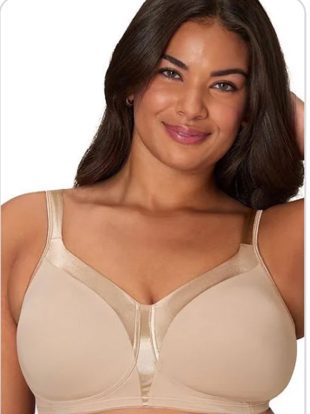 Playtex 18 Hour Silky Soft Smoothing Wireless Full Coverage Bra-4803, size 36DD